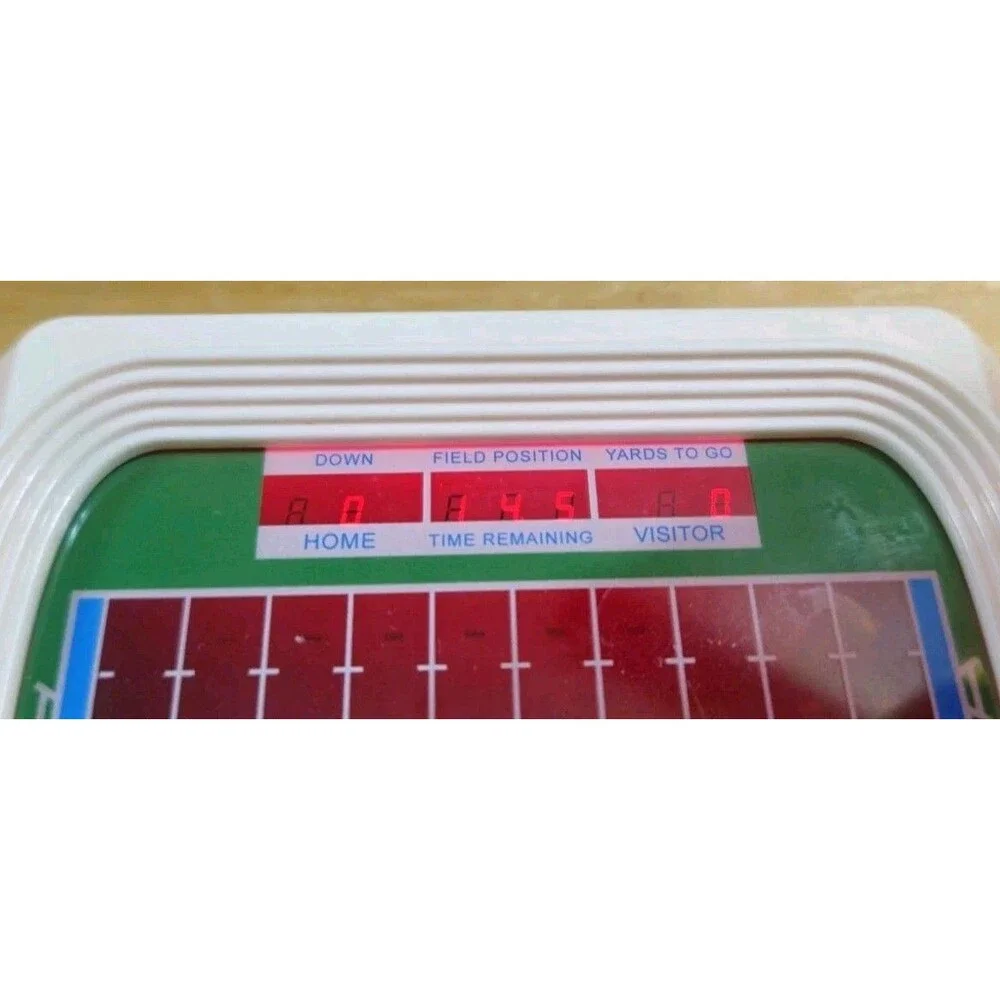 Basic Fun Mattel Retro Electronic Football Handheld Game White Tested Works